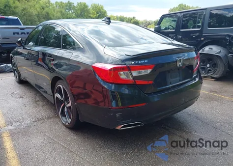 2021 Honda Accord Sport из США, поврежденный, VIN 1HGCV1F33MA093300